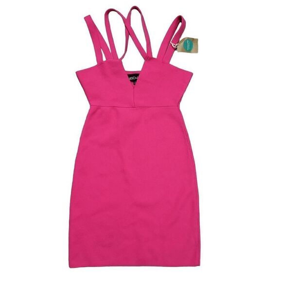 NBD x Naven Twins Choose Me Bodycon Dress in Berry - Picture 3 of 7